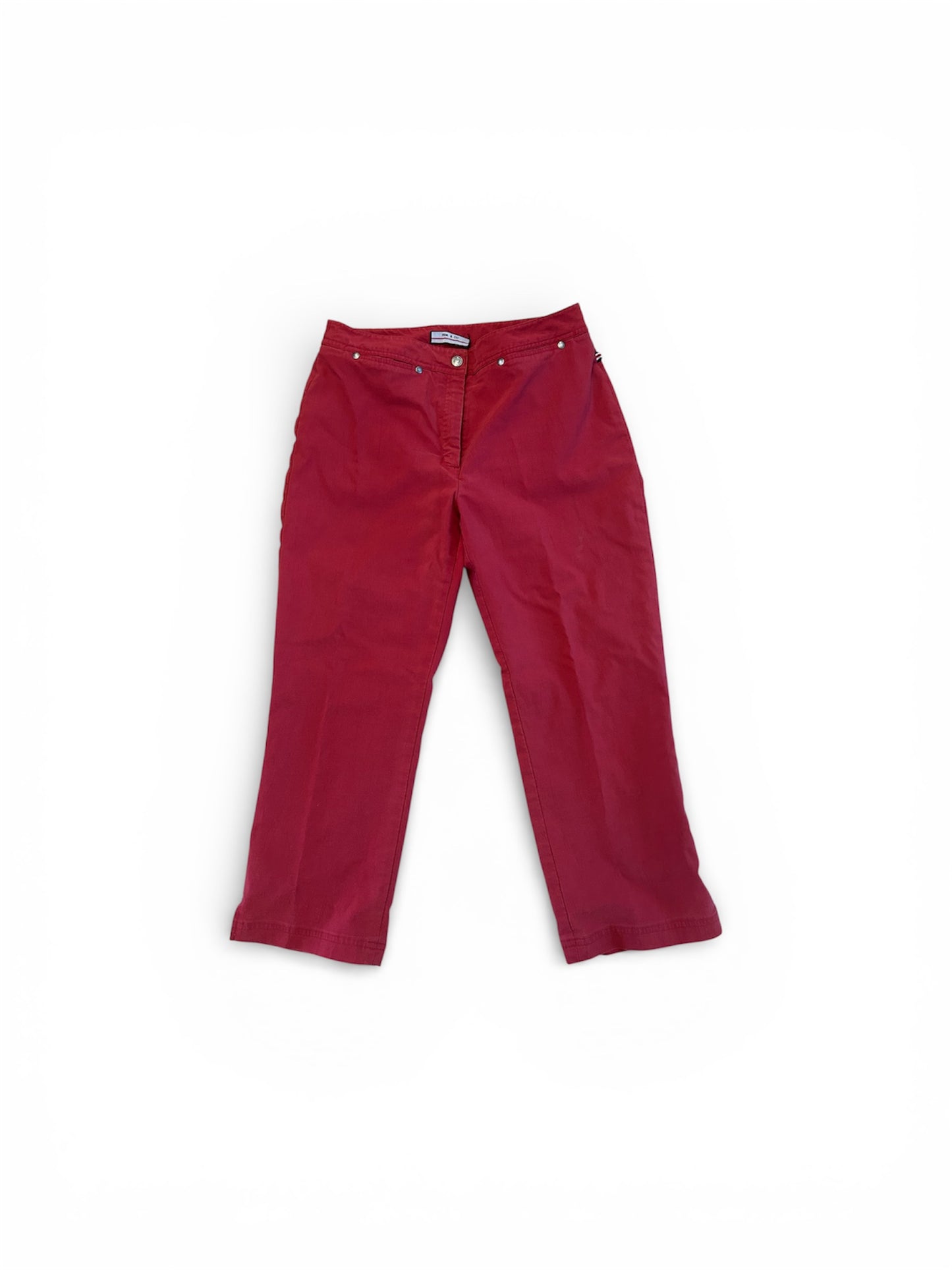 Pantalon 3/4 rouge