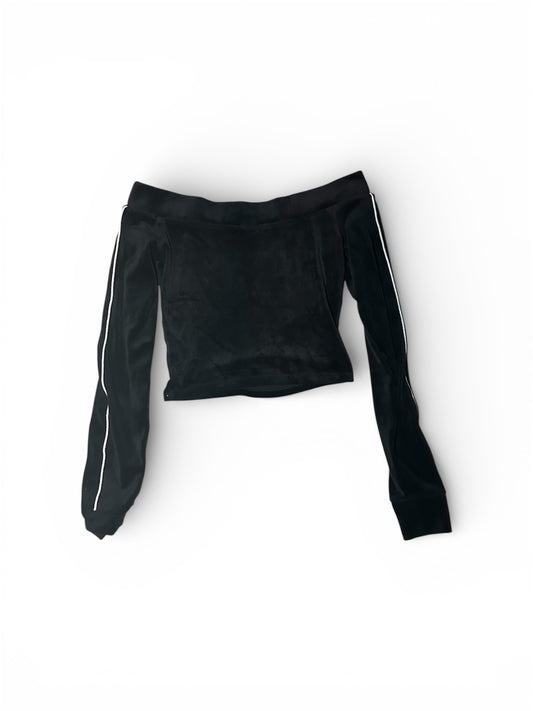 Off Shoulder noir velour