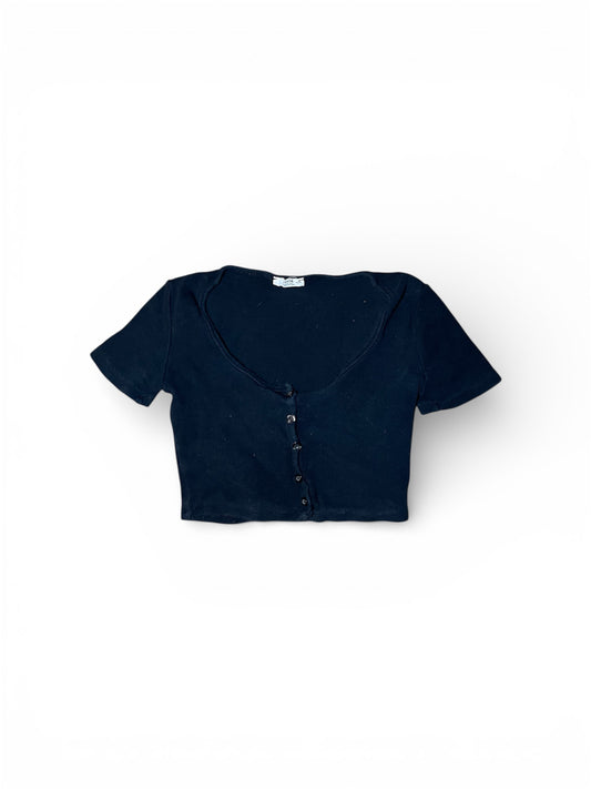 Crop top noir
